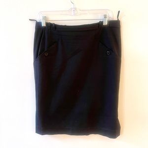 Miu Miu Vintage Y2K Black Pencil Skirt